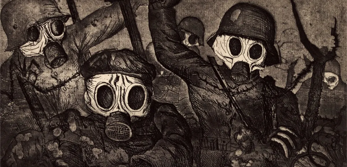Radierung aus: Otto Dix' "Der Krieg" von 1924 | Foto: © Sotheby's