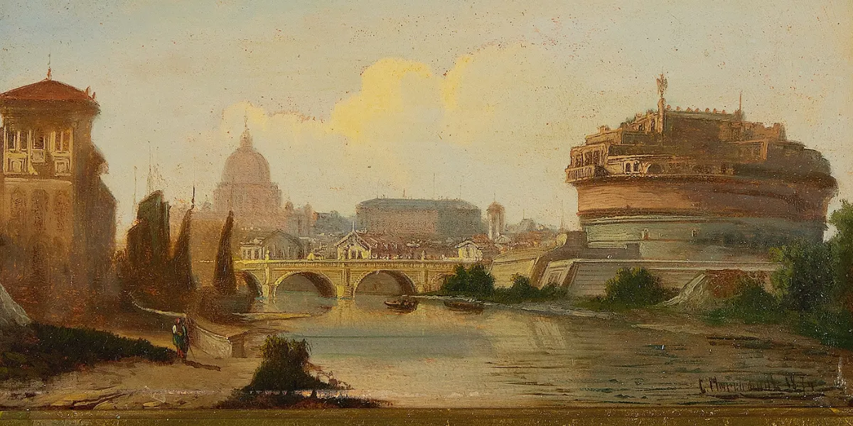Karl Kaufmann, View of Rome [...]. Image © Charlton Hall (detail)