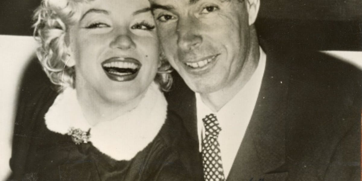 Lot Detail - Joe DiMaggio and Marilyn Monroe Wedding Picture