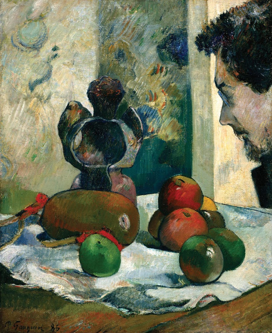 Paul Gauguin, ‘Still Life with Profile of Laval’, 1886, oil on canvas, Indianapolis Museum of Art. Photo: Wiki Commons