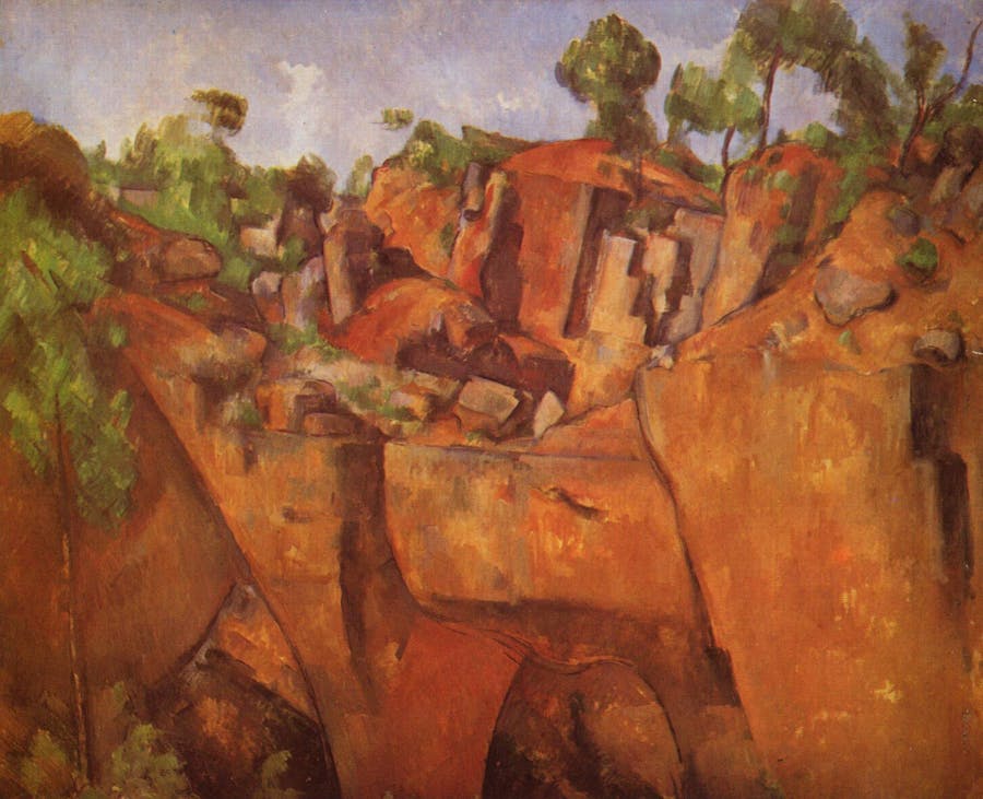 Paul Cézanne, ‘Quarry Bibémus’, 1898-1900, Museum Folkwang, Essen, Germany. Photo: Wiki Commons