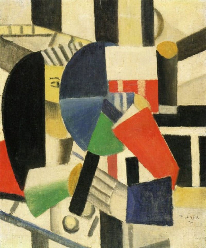 Woman with Mirror, Fernand Léger (1920) Foto: Allpaintings