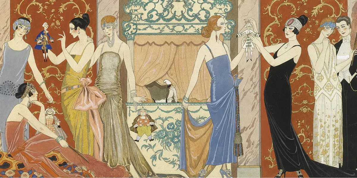 George Barbier, Les Marionettes, 1922. Foto © Sotheby's 