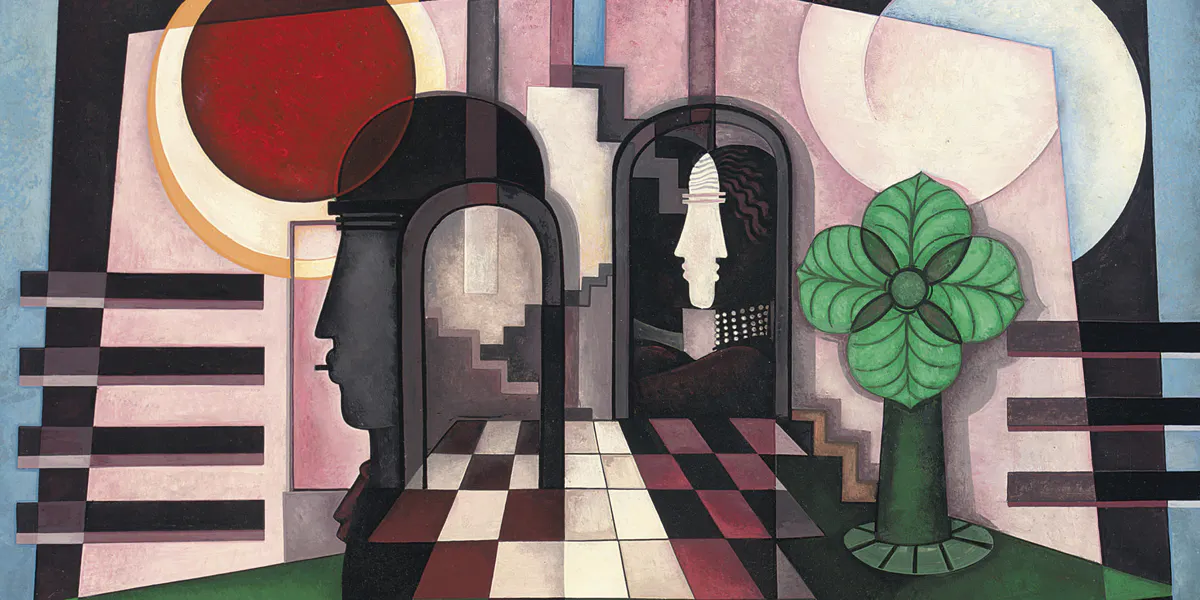 Jean Lambert-Rucki, Senza titolo, 1925, olio su cartone (dettaglio). Foto © Christie's