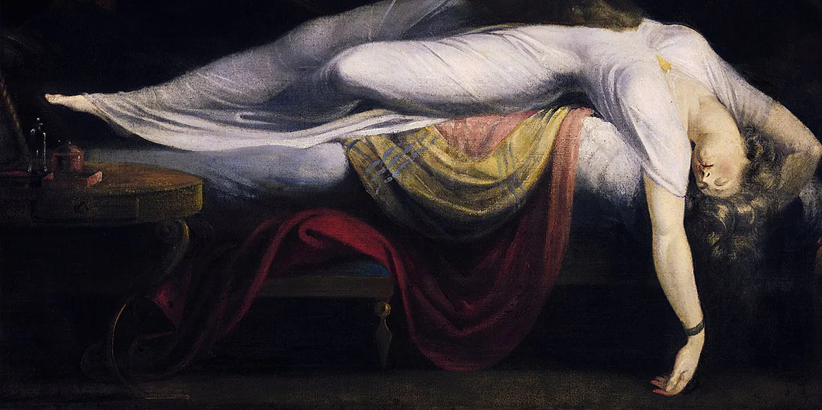 Henry Fuseli, 'Mardrömmen', 1781. Foto public domain
