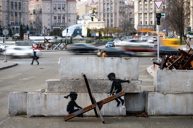 Banksy in Ukraine Seven New Murals Revealed Amid the Destruction