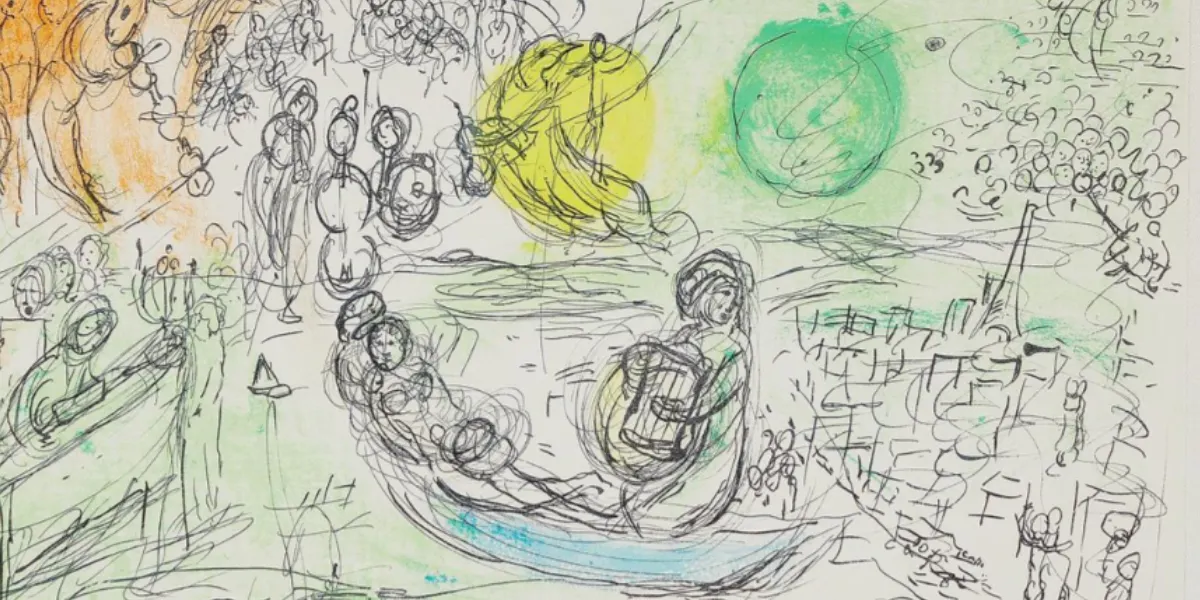 Marc Chagall, Le Concert. Image © Charlton Hall (detail)