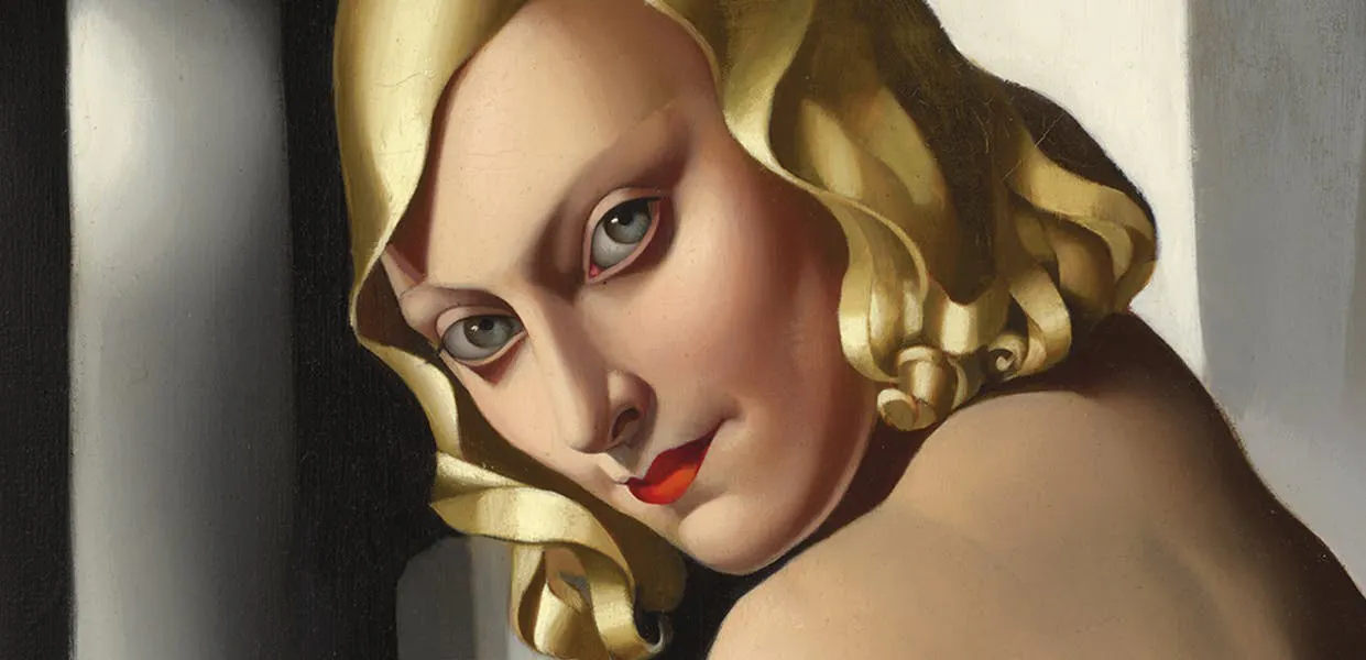 Tamara de Lempicka, ‘Portrait de Marjorie Ferry’, oil on canvas, 1932 (detail), image © Christie's