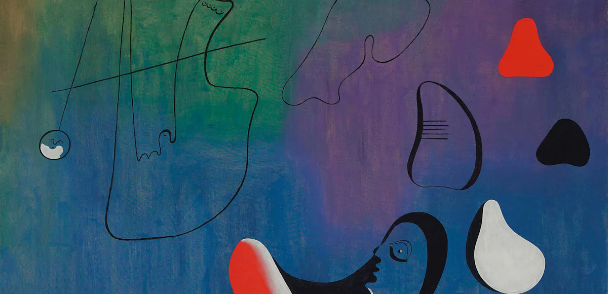 Joan Miró, Peinture, 1933. Vendida en Christie's en 2017 por 20 millones de euros. Foto © Christie's