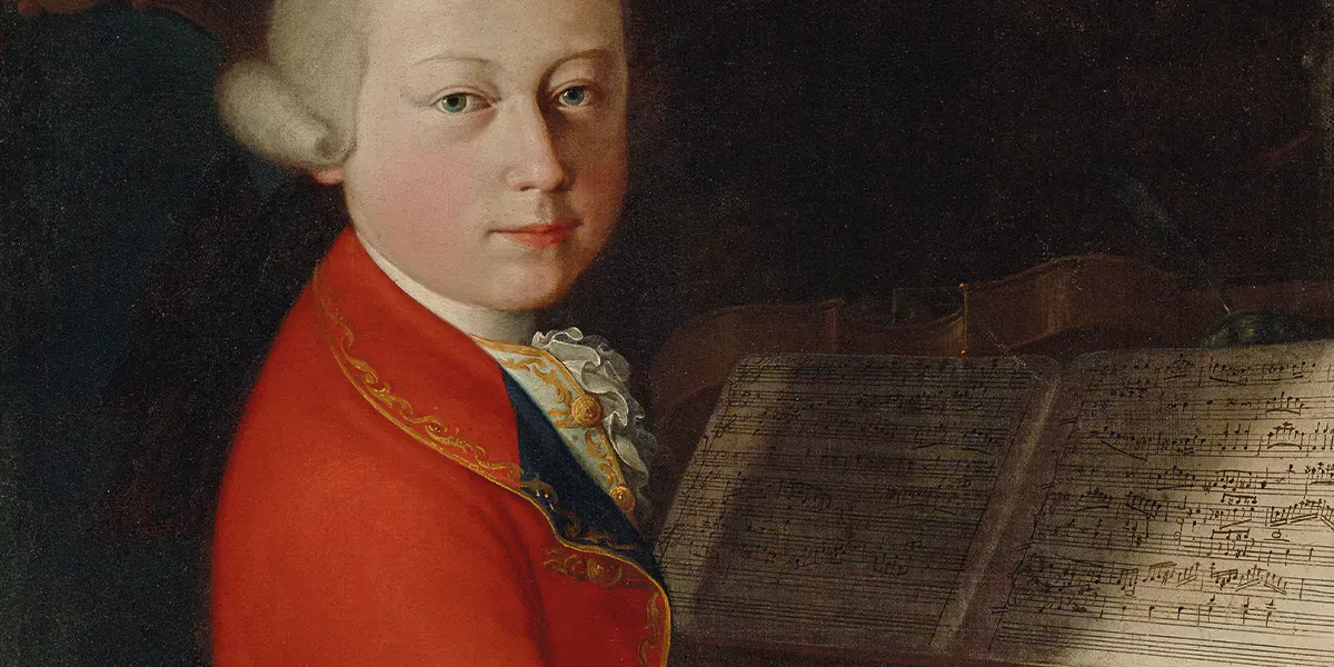 Giambettino Cignaroli (1706-1770) attr., Ritratto di Wolfgang Amadeus Mozart all'età di 13 anni a Verona, 1770. Immagine © Christie's (particolare)