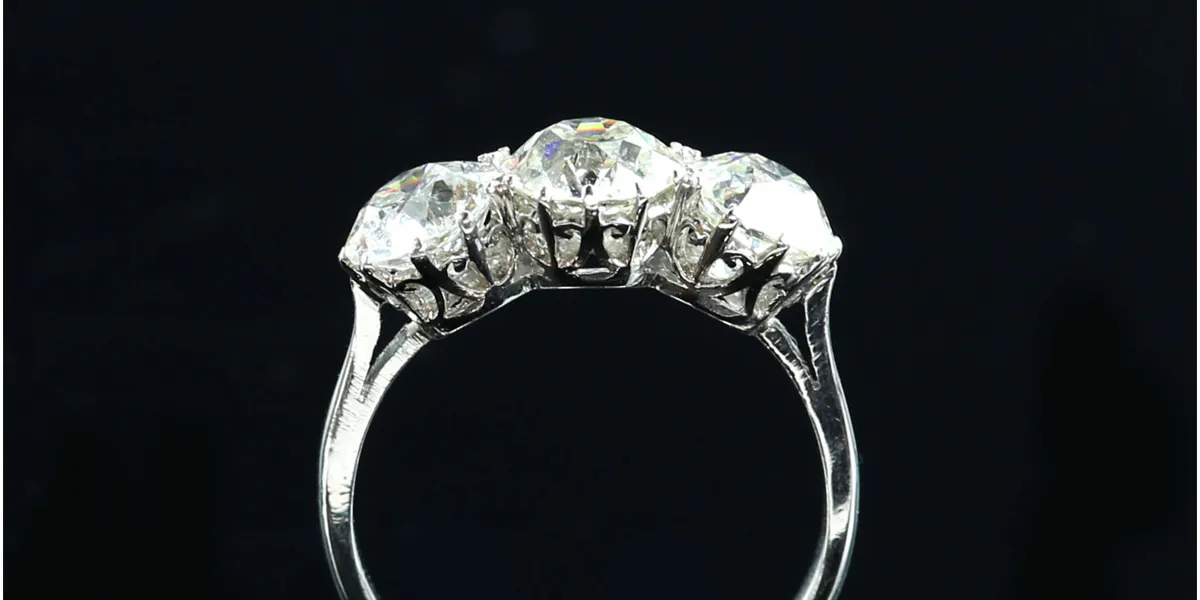 Old-cut Diamond Ring [detail]. Photo: Ewbank’s