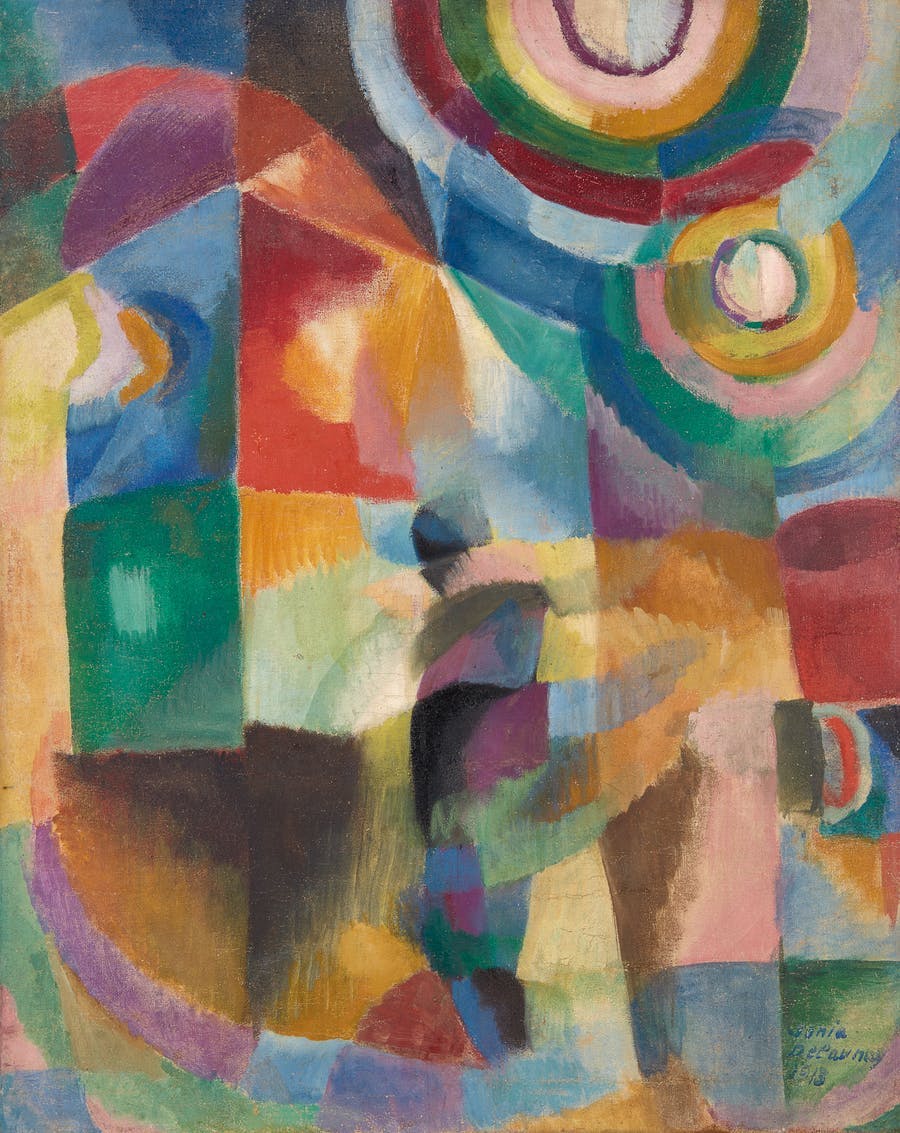 Sonia Delaunay, Prismes électriques, 1913. The work was sold by Christie's in 2017 for $1.85 million, setting a record for the artist. Photo © Christie's