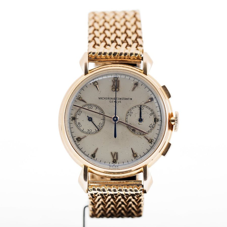 Vacheron &amp; Constantin Wristwatch in 18 kt Rose Gold, Geneva, c. 1948. Photo: Göteborgs Auktionsverk