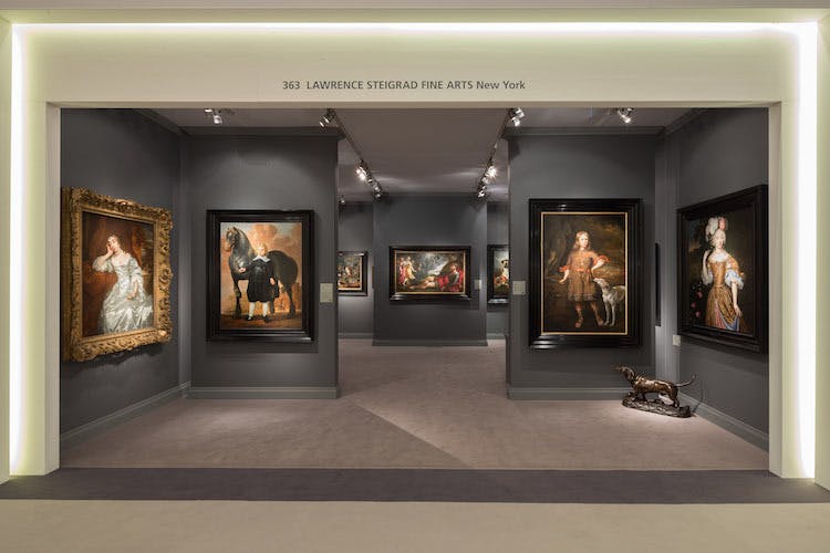 Chinese buyers are purchasing European Old Masters. Lawrence Steigrad Fine Arts exhibition stand at TEFAF in Masstricht 2017