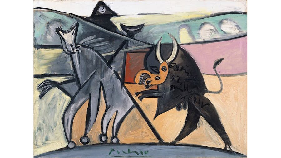 Pablo Picasso, Corrida de toros ,1934. Foto: Museo Thyssen-Bornemisza