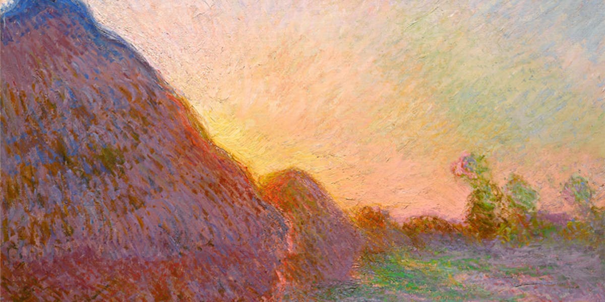 Monet a peint 25 tableaux de la meule de foin...!