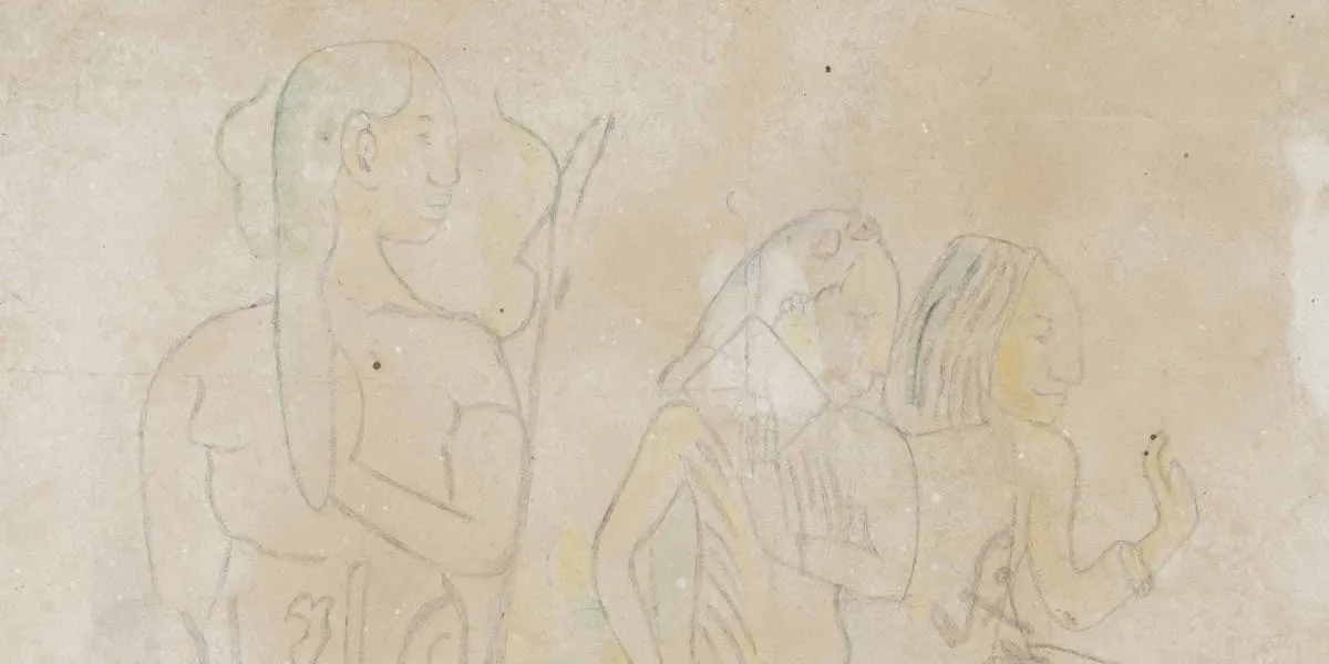 Paul Gauguin, Le marché, Ta Matete, Aquarell u. Stift/Papier, um 1892 | Foto: © Rossini (Detail)