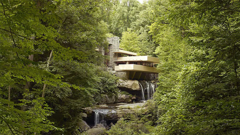Fallingwater, Carol M. Highsmith. Foto via Wikimedia