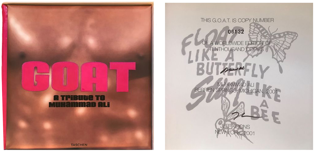 Muhammad Ali / Jeff Koons, GOAT Greatest of all Time, 2001, image © Catawiki