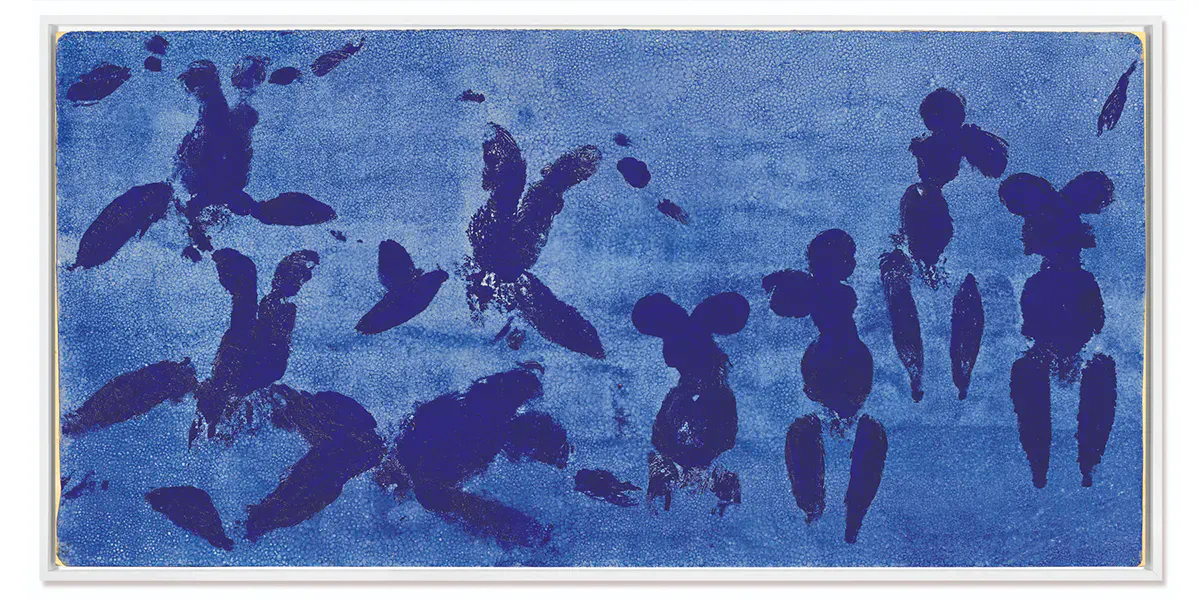 Yves Klein (1928-1962), Anthropométrie de l'époque bleue, (ANT 124), 1960. Immagine © Christie's