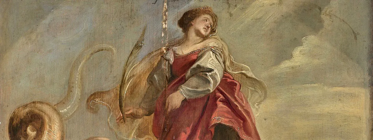 Peter Paul Rubens, ‘St. Margaret’, 1620, oil on oak wood panel. Photo © Mercier et Cie