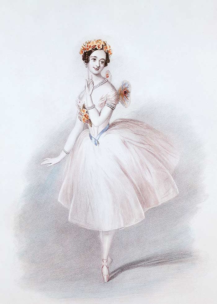 Marie Taglioni dancing the title role in “La Sylphide." By ​English Wikipedia user Mrlopez2681, CC BY-SA 3.0