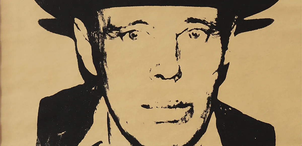 Andy Warhol (1928 - 1987), Joseph Beuys, Siebdruck/Japanpapier (Unikat), authentifiziert | Foto: © Kunst & Design Auktionshaus Schops Turowski (Detail)