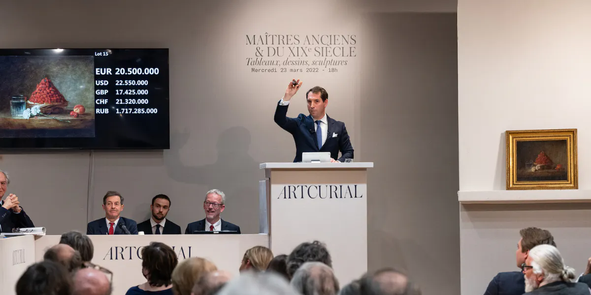 Vente Maîtres Anciens & du XIXe siècle du 23 Mars 2022. Photo Artcurial.