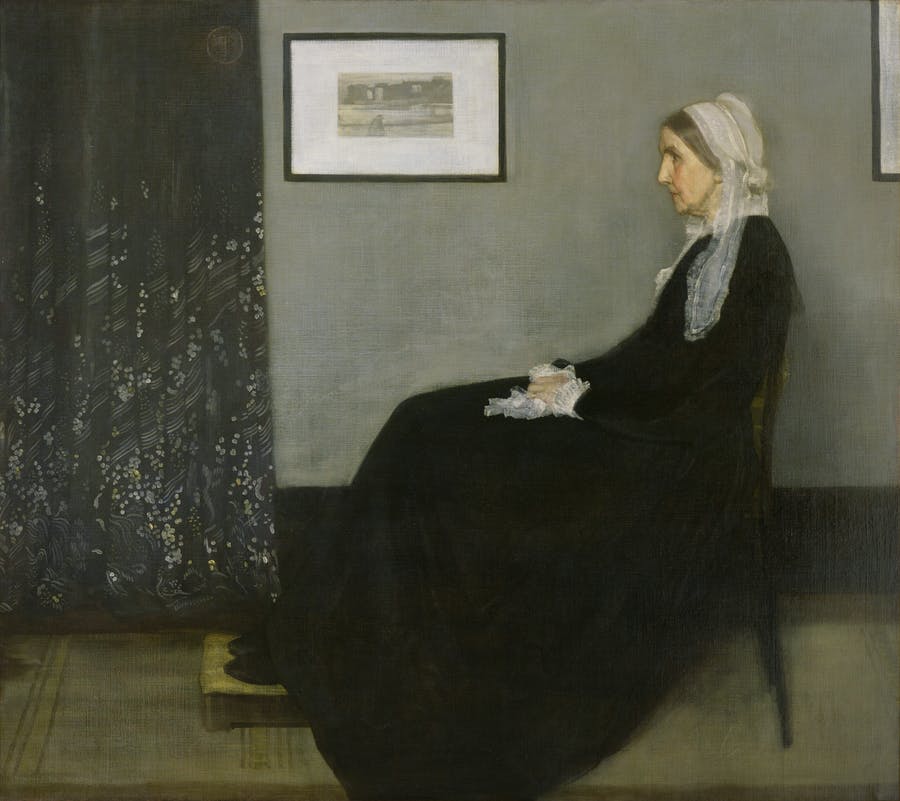 woman black dress painting 5 Portraits of Women in Black