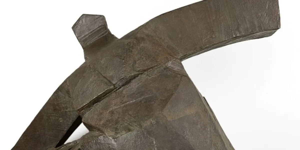 Ju Ming “Single Whip” Large Bronze Sculpture © Revere Auctions (detail)
