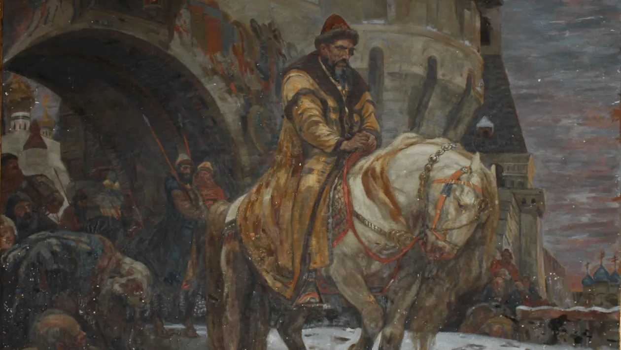 MIKHAIL NIKITICH PANIN. La salida secreta de Iván el Terrible antes de la Opríchnina (1911). Imagen vía: US Attorney Office