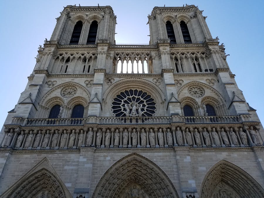 Façade of Notre-Dame. By Bretwa - Own work, CC BY-SA 4.0