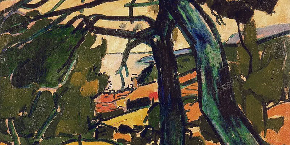 André Derain, Pinède à Cassis (détail), 1907, huile sur toile, 54 x 65 cm, Musée Cantini, Marseille, image CCØ
