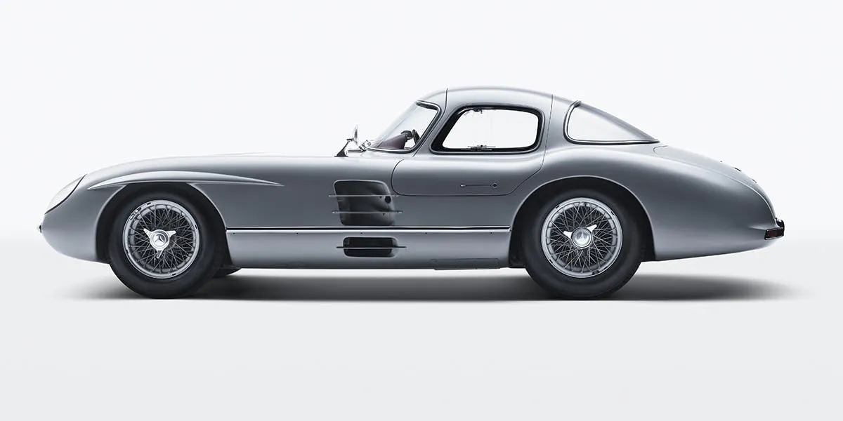 Mercedes-Benz 300 SLR "Uhlenhaut-Coupé", costruita nel 1955. Foto © RM Sotheby's (particolare)