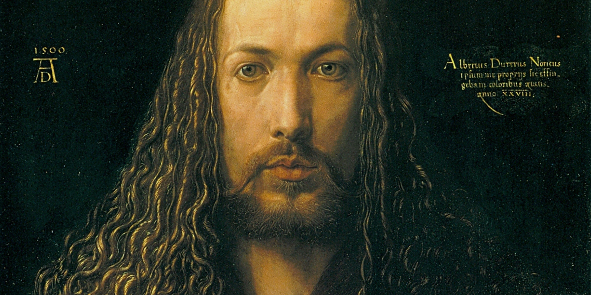 Albrecht Dürer,  Autorretrato , 1500, Alte Pinakothek, Mónaco. Foto: Creative Commons
