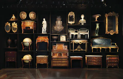 Åmells monter på Grand Antiques för några år sedan