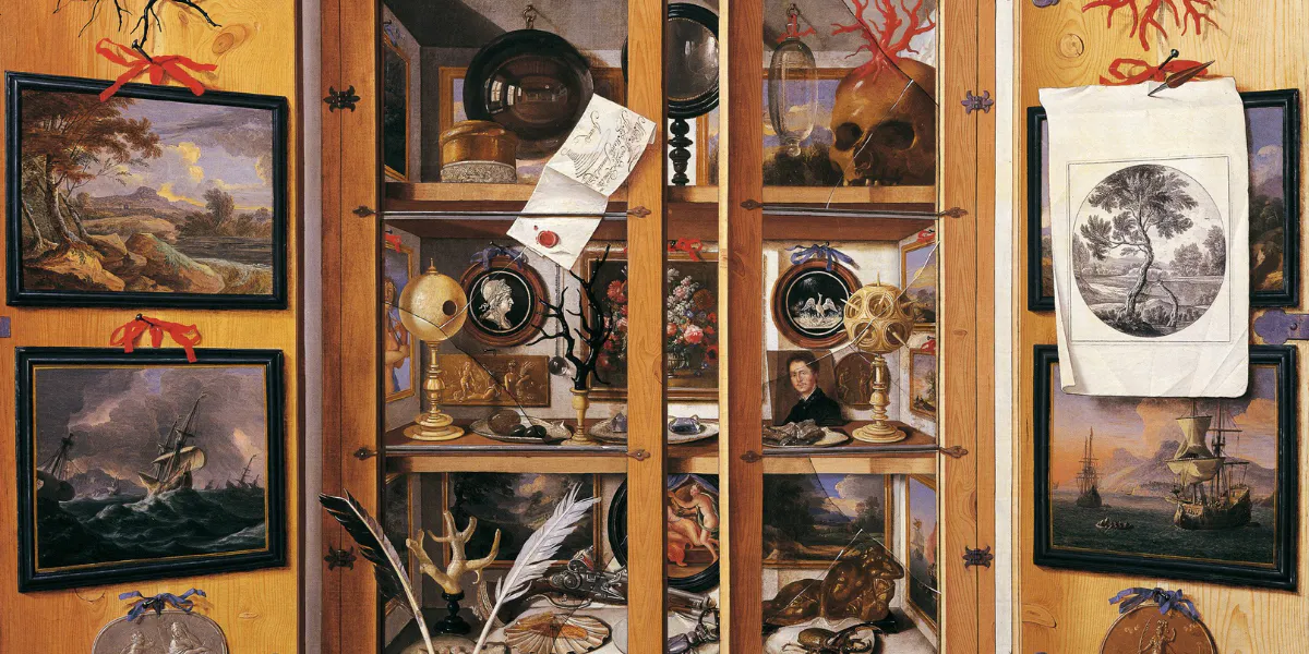 Domenico Remps, Cabinet de curiosités, 1690er Jahre. Foto gemeinfrei