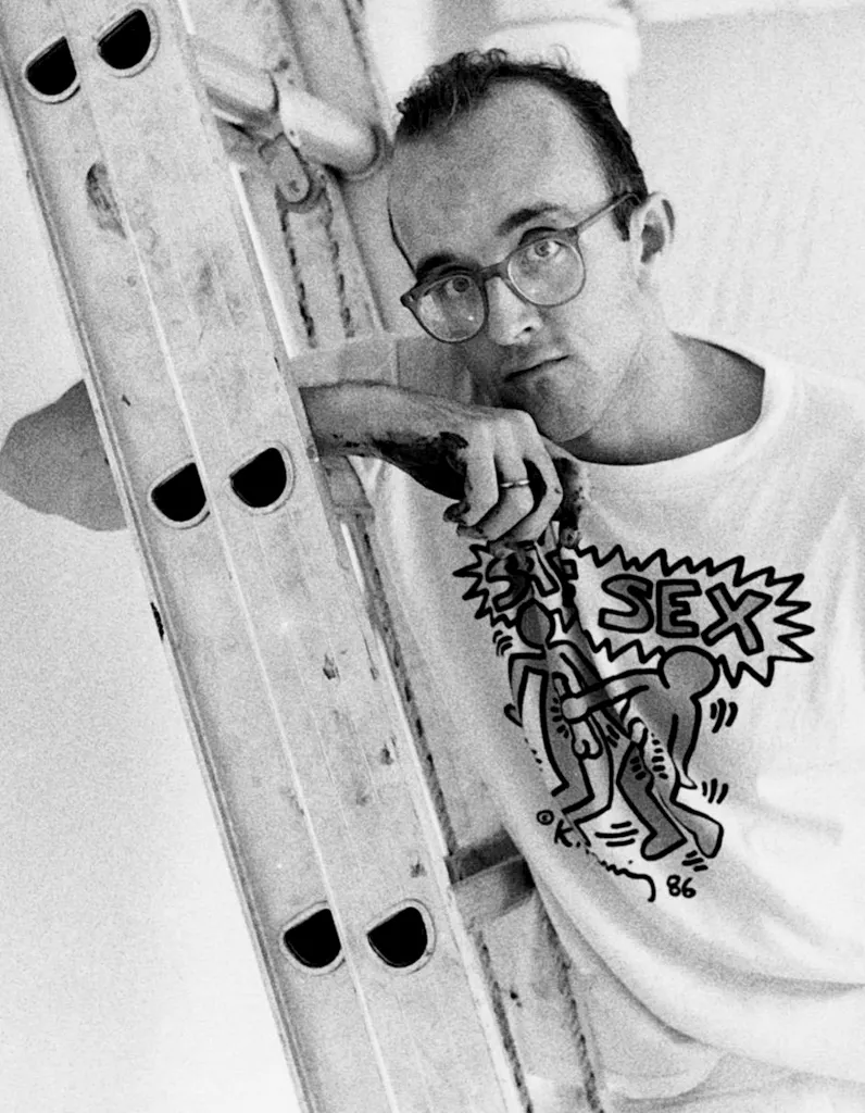 Keith Haring (1989). Image via Elle.fr