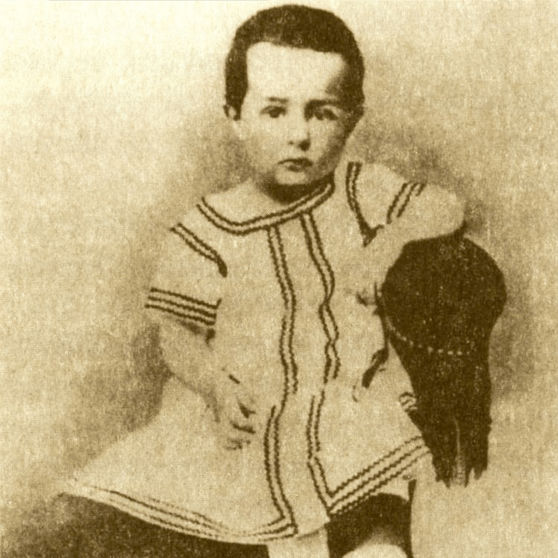 Unknown photographer, Toulouse-Lautrec at the age of 3, c. 1867. Photo public domain
