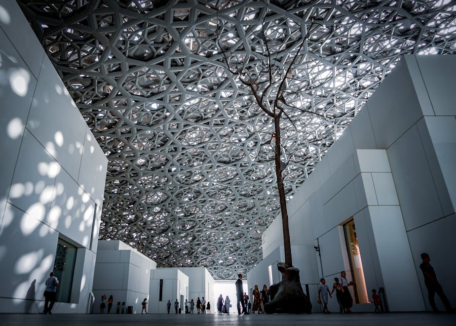 Inside the Louvre Abu Dhabi. Image: Unsplash