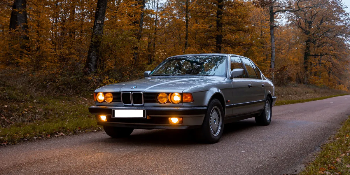 BMW 735 i , E 32. Photo Marc Griviau.