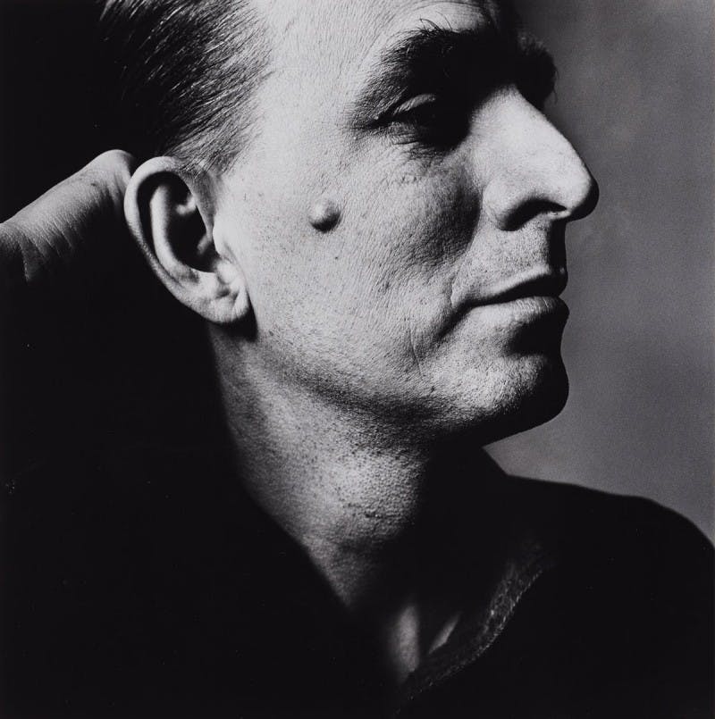 Ingmar Bergman fotograferad av Irving Penn år 1964. Fotot såldes på Bukowskis år 2017 för 245 000 kronor. Foto: Bukowskis.