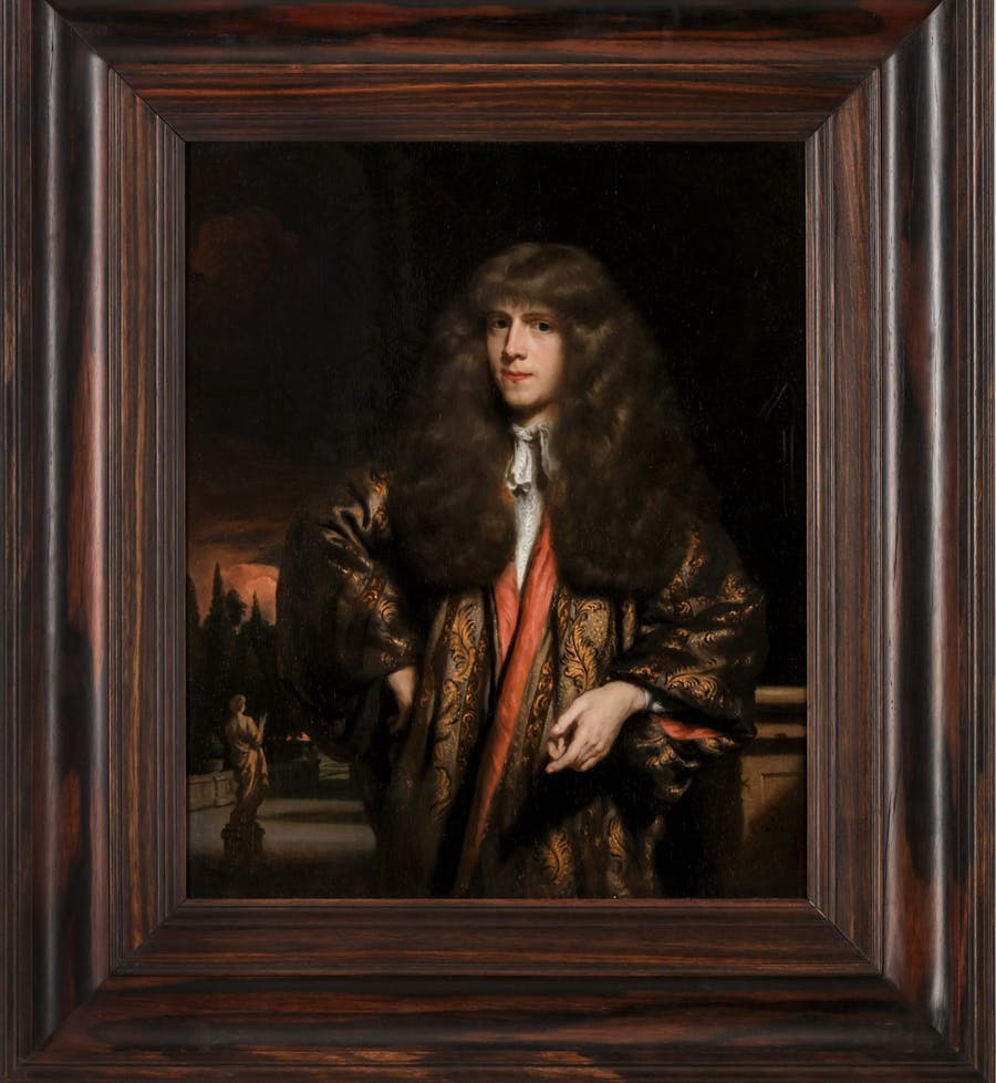 A fantastic portrait of Nicolaes Maes depicting a young Dutch gentleman in fashionable clothes. Photo © Pontus Wallberg
