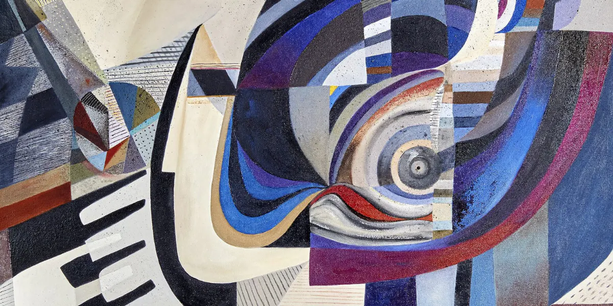 Azita Sassanian, ‘Vi behöver inte prata om allt’, olja på duk, 80 x 122 cm, 2021, Artely Market. Foto © Azita Sassanian (detalj)