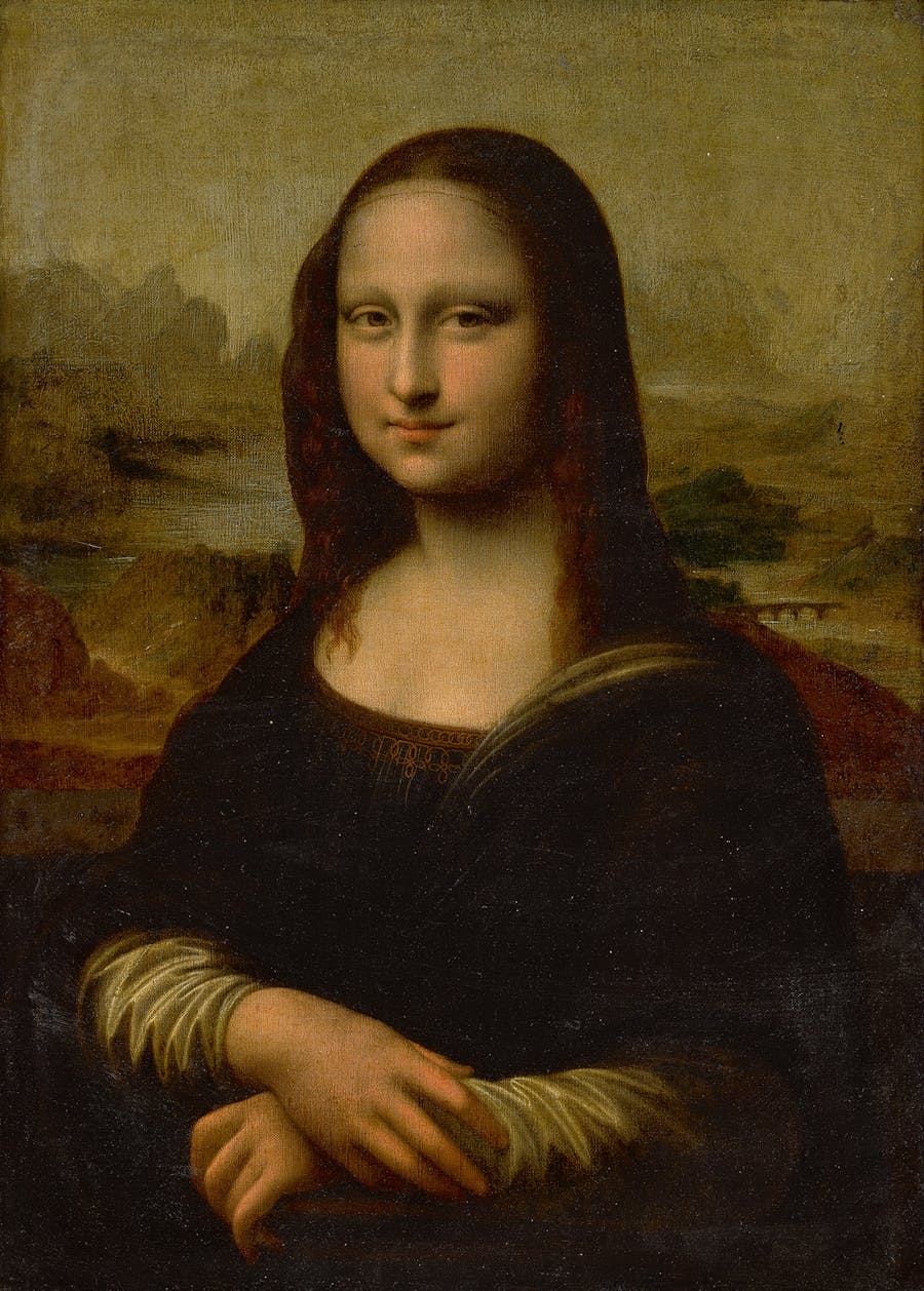 Follower of Leonardo da Vinci, 'Mona Lisa', 17th century, oil on canvas, 73.5 x 53.3 cm. Photo © Sotheby's