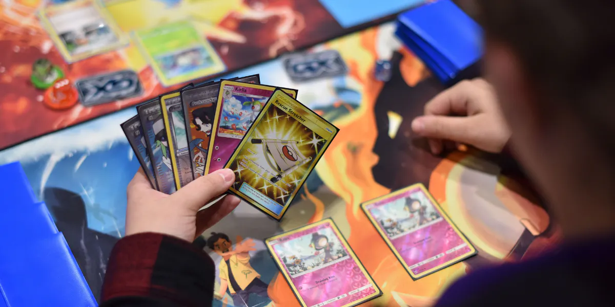 LONDON, ENGLAND - NOVEMBER 17: Attendees compete at the Pokemon European International Championships at ExCel on November 17, 2017 in London, England. Thousands of competitors from around the world will attend the Pokémon TCG and Video Game Europe International Championships over three days, the first International Championships of the 2018 season. The competition will feature high Championship Point payouts and a prize pool value of up to $250,000. (Photo by John Keeble/Getty Images)