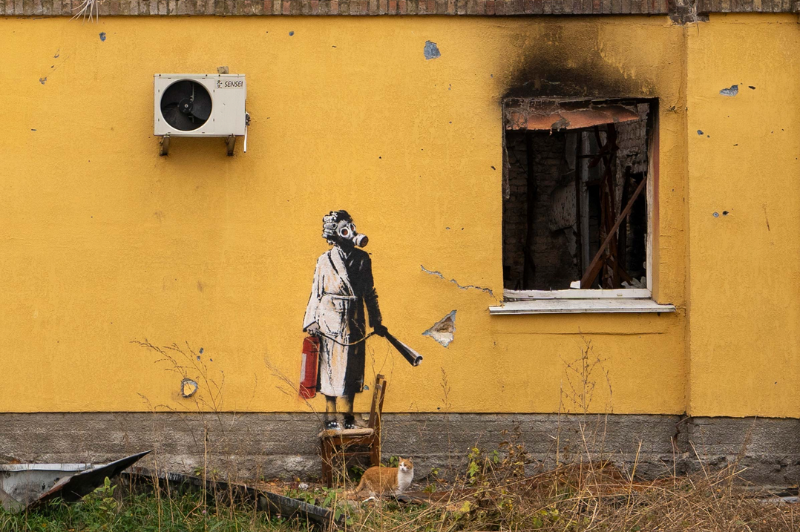 Banksy In Ukraine Seven New Murals Revealed Amid The Destruction   F25f03e8 37ce 425e B685 5cea19379b69 Untitled Design (4) 