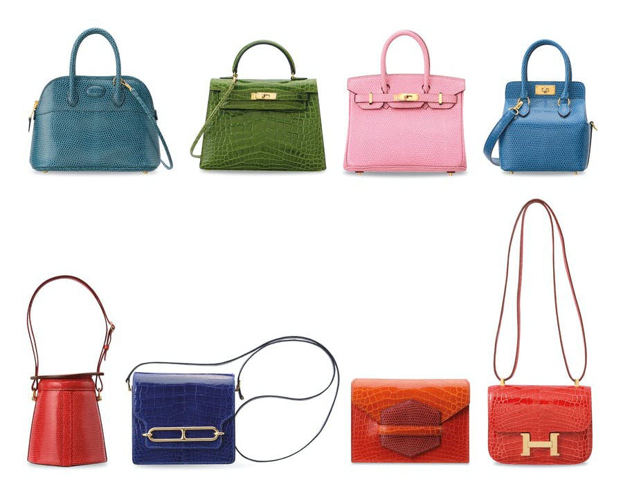 Christie's to Auction Hermés White Crocodile Himalaya Kelly Bag in Asia