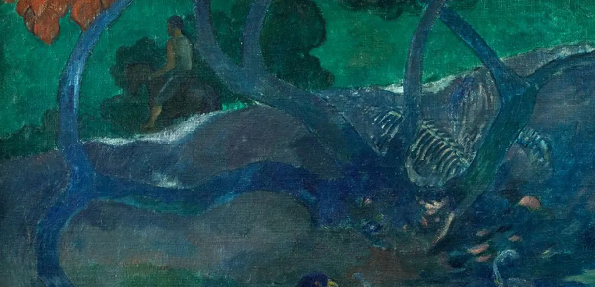 Te Bourau (II), Paul Gauguin (detail)