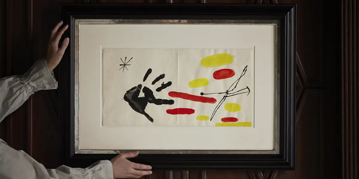 Joan Míro, ‘Sans titre (Joan Miró y Cataluña)’, Indian ink and gouache. Photo: CFHILL